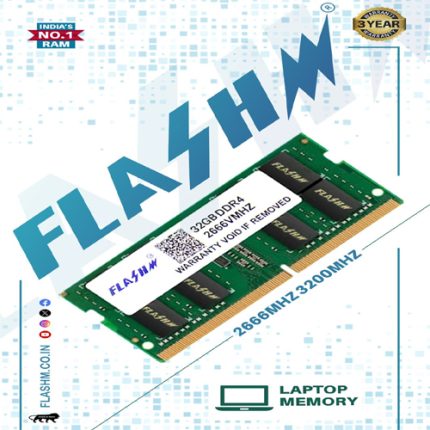FlashM 16GB DDR4 Laptop RAM 2666MHz, 3 Years Warranty